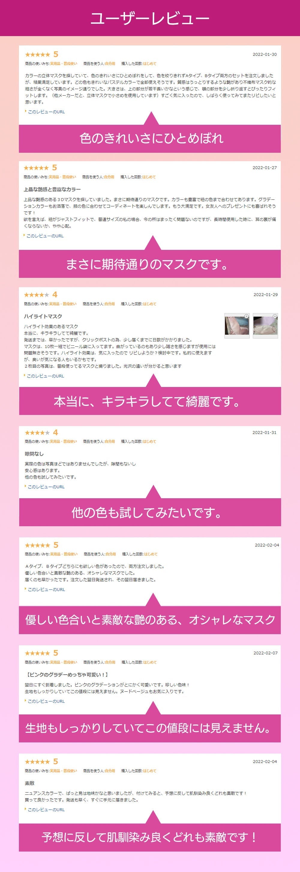 Make Up Mask-Atype 立体マスク 50枚