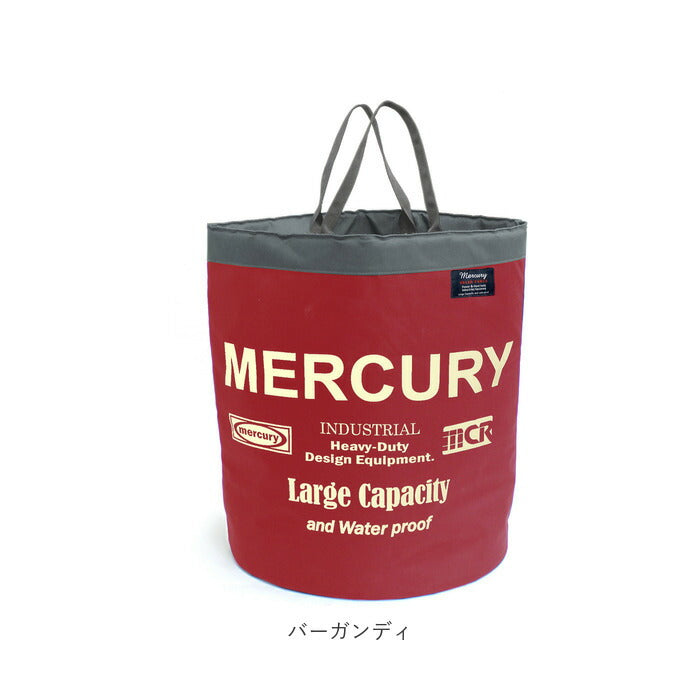 【カーキ・バッグ】 マーキュリー 雑貨 通販 ストレージバッグ 収納 ストレージボックス 円形 ストーブバッグ アウトドア キャンプ 車内 収納 PVCコーティング 防水 MERCURY キャパシティビッグ
