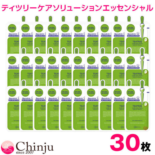 【送料無料】メディヒール ティーツリー パック 30枚 【国内発送】 MEDIHEAL メディヒール ティツリーケアソリューションエッセンシャルマスク 24ml teatree healing solution essential mask フェイスパック フェイスマスク