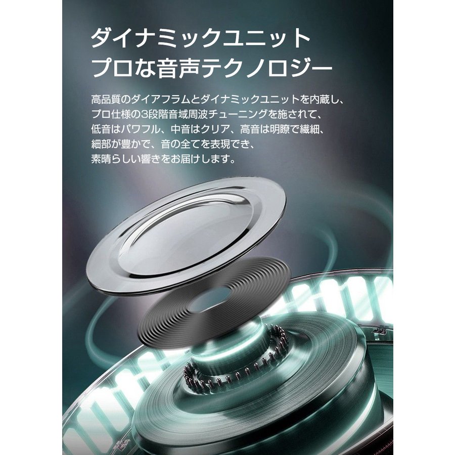 ワイヤレスイヤホン Bluetooth 5.2 ブルートゥースイヤホン インナーイヤー型 タッチ式 左右分離型 低遅延 片耳 両耳 防水 Siri対応 iPhone ipad Android