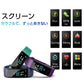 【パープル】スマートウォッチ スマートブレスレット IP68防水 防塵 心拍計 血圧計 歩数計 消費カロリー 睡眠検測 運動記録 カラースクリーン アプリ通知 アラーム