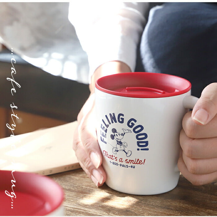 【レッド2】 マグカップ 保温 通販 フタ付 ディズニー グッズ 蓋付き かわいい ステンレス 保冷 ミッキー ミニー プーさん ブランド アスベル おしゃれ キャラクター 容量 330ml ホット アイス