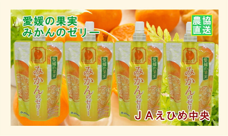 【ゼリー 柑橘類 みかんゼリー 送料無料】愛媛県の農協 JAえひめ中央 愛媛の果実 飲む みかんのゼリーみかんゼリー 150g 24個【お中元 お歳暮 ギフト 贈り物】