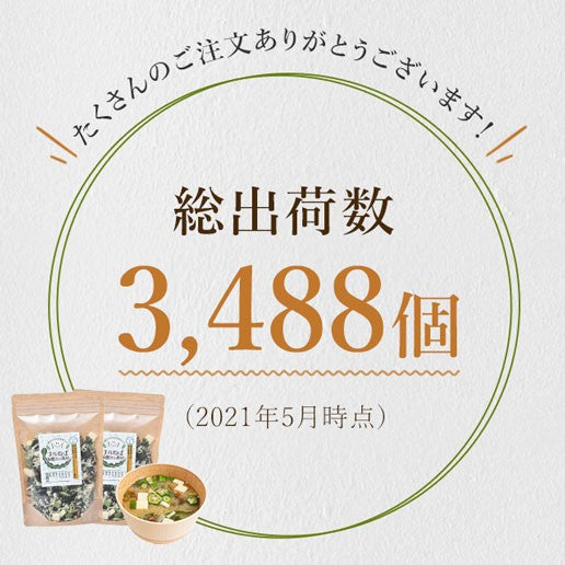 80g(40g×2) ヌルねば味噌汁の具材