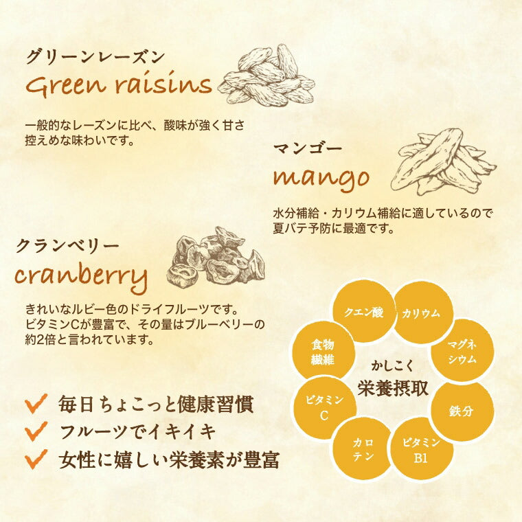 ドライフルーツ ミックス 神戸のおまめさんみの屋 トロピカルフルーツミックス 1kg 送料無料 ( パイン パパイヤ マンゴー クランベリー レーズン グリンレーズン ) ふるーつみっくす おやつ おつまみ 非常食 製菓材料 製パン材料 ケーキ材料 お徳用 大容量 チャック袋入り