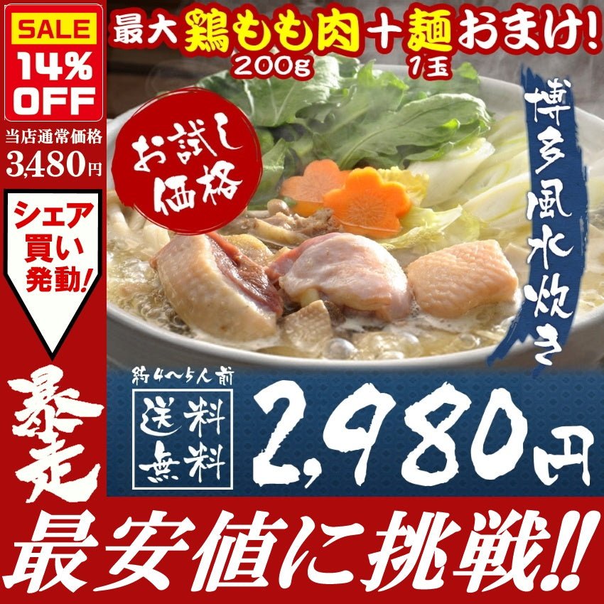 4～5人前 水炊きセット