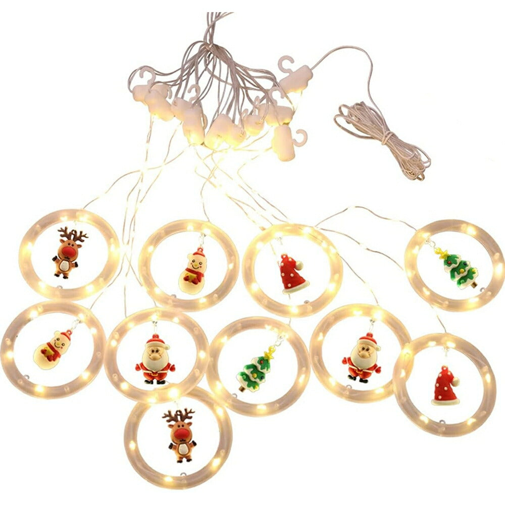 照明 クリスマス リングライト 装飾 クリスマス装飾 LED イルミネーション オーナメント USB 超豪華 クリスマスオーナメント イルミネーションライト 豪華セット クリスマスツリー 飾り付け 飾り 華やか おしゃれ クリスマスパーティー きれい ホワイトクリスマス