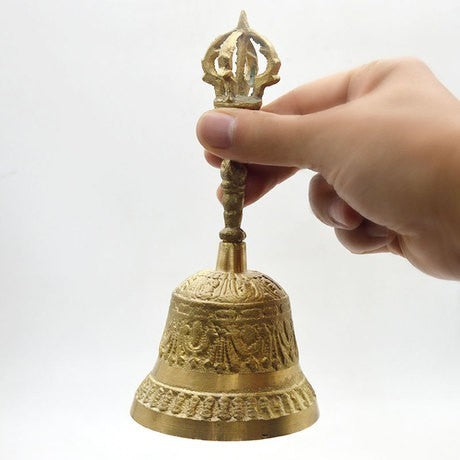 ベル ドルジェ バジュラ チベット 仏教 浄化 ハンドメイド 手作り メタル 瞑想 ヨガ 特殊 ヒンドゥー教法具 チャクラ 縁起物 祈る 開運 スピリチュアル プレゼント 贈り物 ギフト お土産 お守り