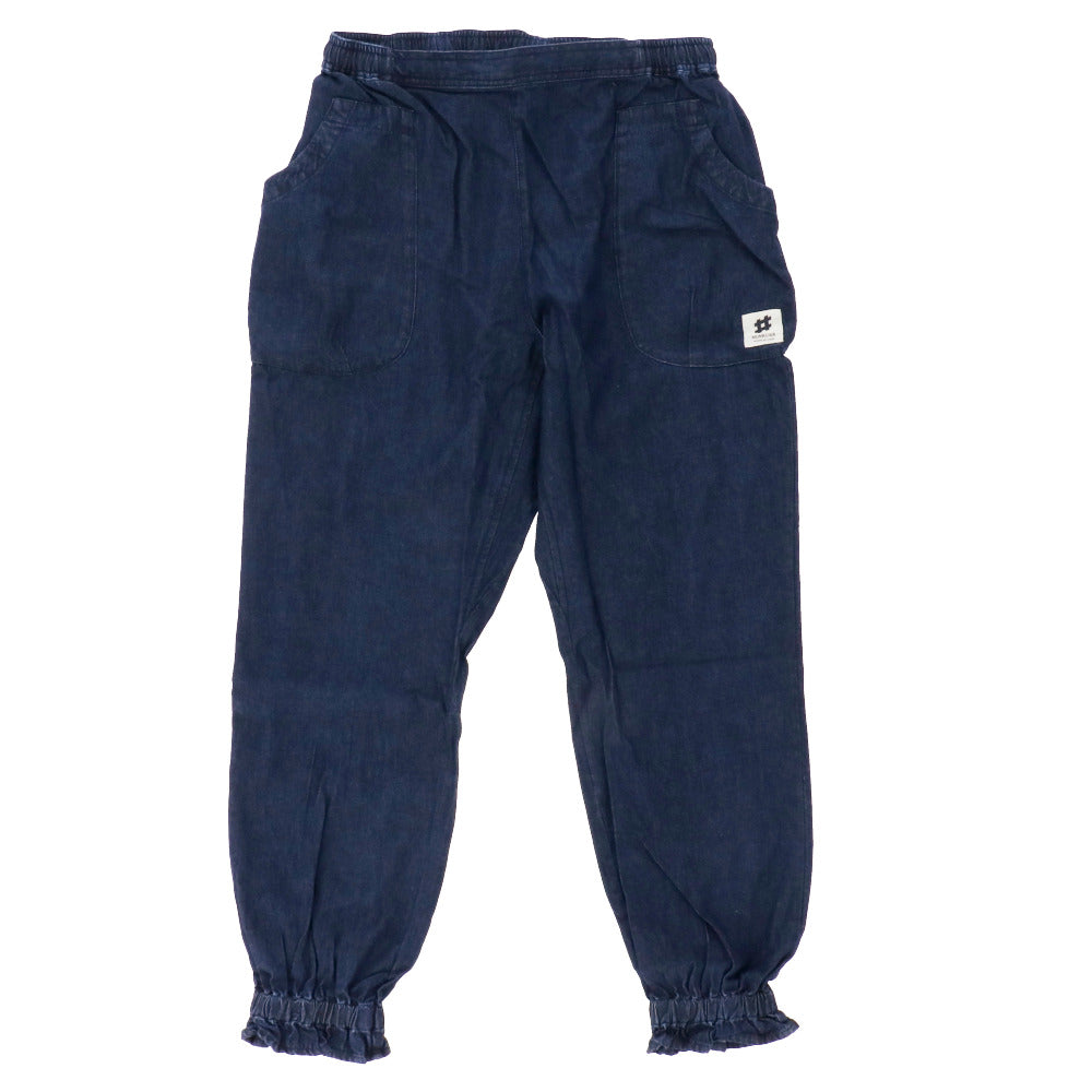 【インディゴ・Mサイズ】 モンクワ monkuwa モンペ mks20102 通販 デニムモンペパンツ パンツ レディース ズボン デニム 可愛い おしゃれ ガーデニング 庭仕事 野良着 農作業 畑仕事 作業着 作業服 ボトムス