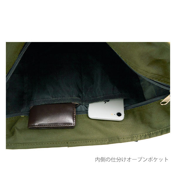 【カーキ】 トートバッグ メンズ 通販 大きめ ナイロン 軽い 通勤 A4 レディース 縦型 カジュアル サブバッグ ユニセックス  ファスナー付き 通勤 通学 アウトドア かばん 鞄 バッグ バック 手提げ