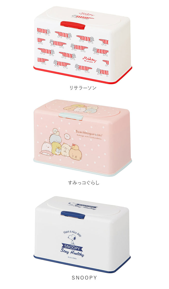 【ムーミン】 マスクケース ボックス 通販 マスクストッカー マスク 収納ケース キャラクター グッズ おしゃれ かわいい スヌーピー リサラーソン ディズニー すみっコぐらし ミッキー プーさん キティ