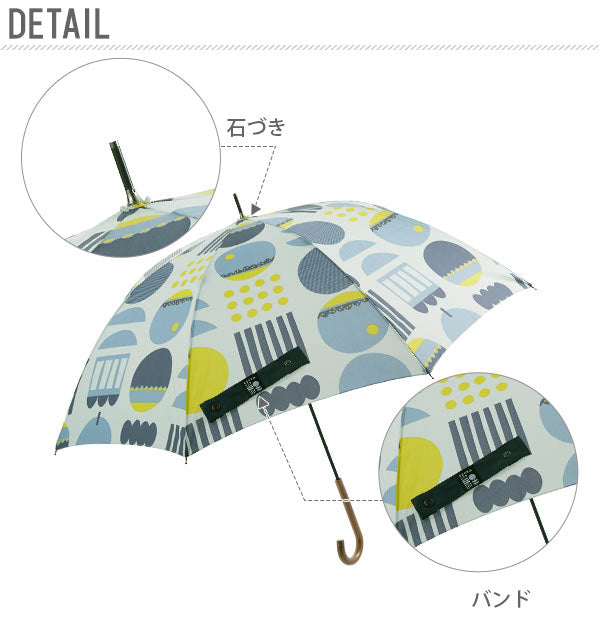 【appleGR・長傘】 傘 レディース 通販 長傘 おしゃれ 丈夫 折れにくい 手開き 手動 軽量 軽い 60cm 8本骨 ayamaeda アヤマエダ マエダアヤ デザイン かわいい グラスファイバー骨 通勤 通学 テキスタイル