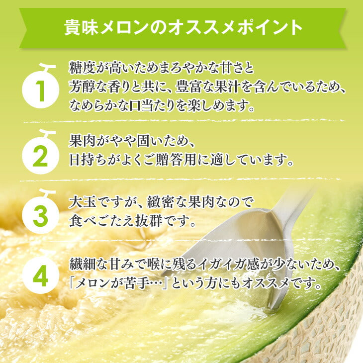 予約商品 贈答用 山形県産タカミメロン約2kg・2玉（3L〜4Lサイズ）※一部地域は別途送料追加　mr06