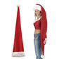 クリスマス 帽子 サンタさん ロング帽 155cm 被り物 コスプレ Xmas Christmas 仮装 パーティーグッズ イベント用品 変装 誕生日 室内 置物 クリスマス用品 可愛い 渋い かわいい 豪華 華やか おしゃれ パーティー デコ