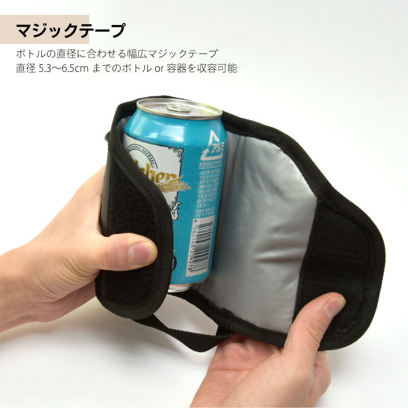 （Mサイズ ブルー）水筒カバー 水筒ケース ショルダー 肩掛け 子供 大人 350ml 500ml 600ml 水筒ホルダー ボトルホルダー 肩パッド マイボトルカバー 保冷 保温 サイズ調整可 キャンプ 学校