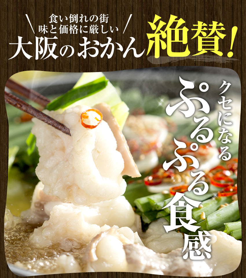 【最安値挑戦祭】2～3人前 超メガ博多もつ鍋