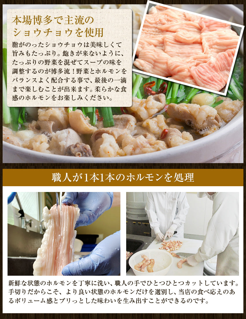 【GWセール・先着30購入限定】6～8人前 超メガトン級！ホルモン1.2キロ博多もつ鍋