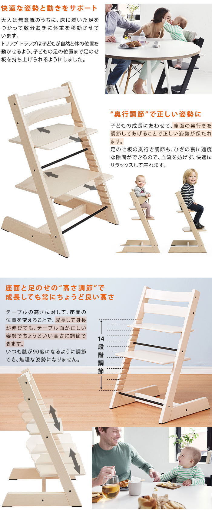 STOKKE トリップトラップ チェア TRIPP TRAPP 子供椅子 ベビー チェア イス ストッケ ノルウェー