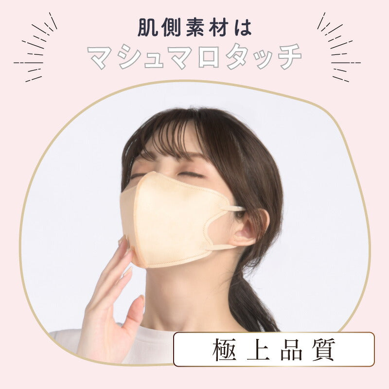 （ローズ 大人）【マスク工業会正会員  日本カケン認証あり JIS 】3Dマスク 立体マスク 30枚 血色マスク 不織布 3D 小顔 カラーマスク 使い捨て 口紅がつきにくい 呼吸がしやすい 通気性 かわいい 人気