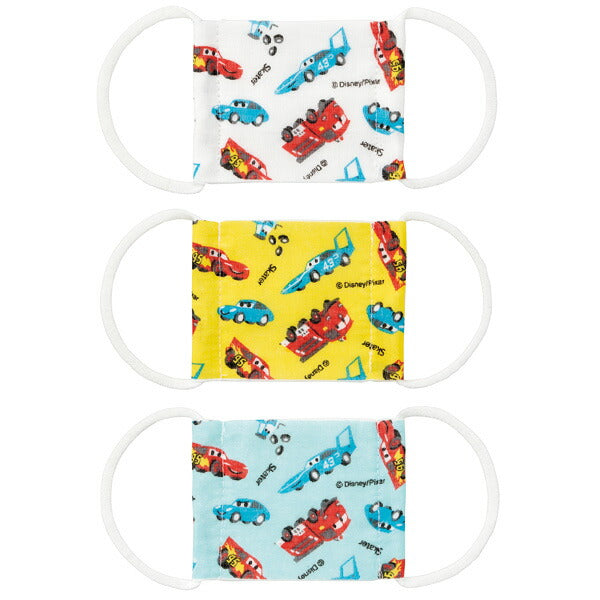 ベビー用 １２Ｐセット ガーゼマスク ３枚入り ベビーマスク ガーゼ 洗って繰り返し使える 抗菌防臭 MSKG0スケーター【キャラクター マスク 小さめ 洗える 繰り返し 耳が痛くならないカーズ Cars ディズニー Disney 男の子 男子】