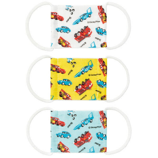 ベビー用 １２Ｐセット ガーゼマスク ３枚入り ベビーマスク ガーゼ 洗って繰り返し使える 抗菌防臭 MSKG0スケーター【キャラクター マスク 小さめ 洗える 繰り返し 耳が痛くならないカーズ Cars ディズニー Disney 男の子 男子】