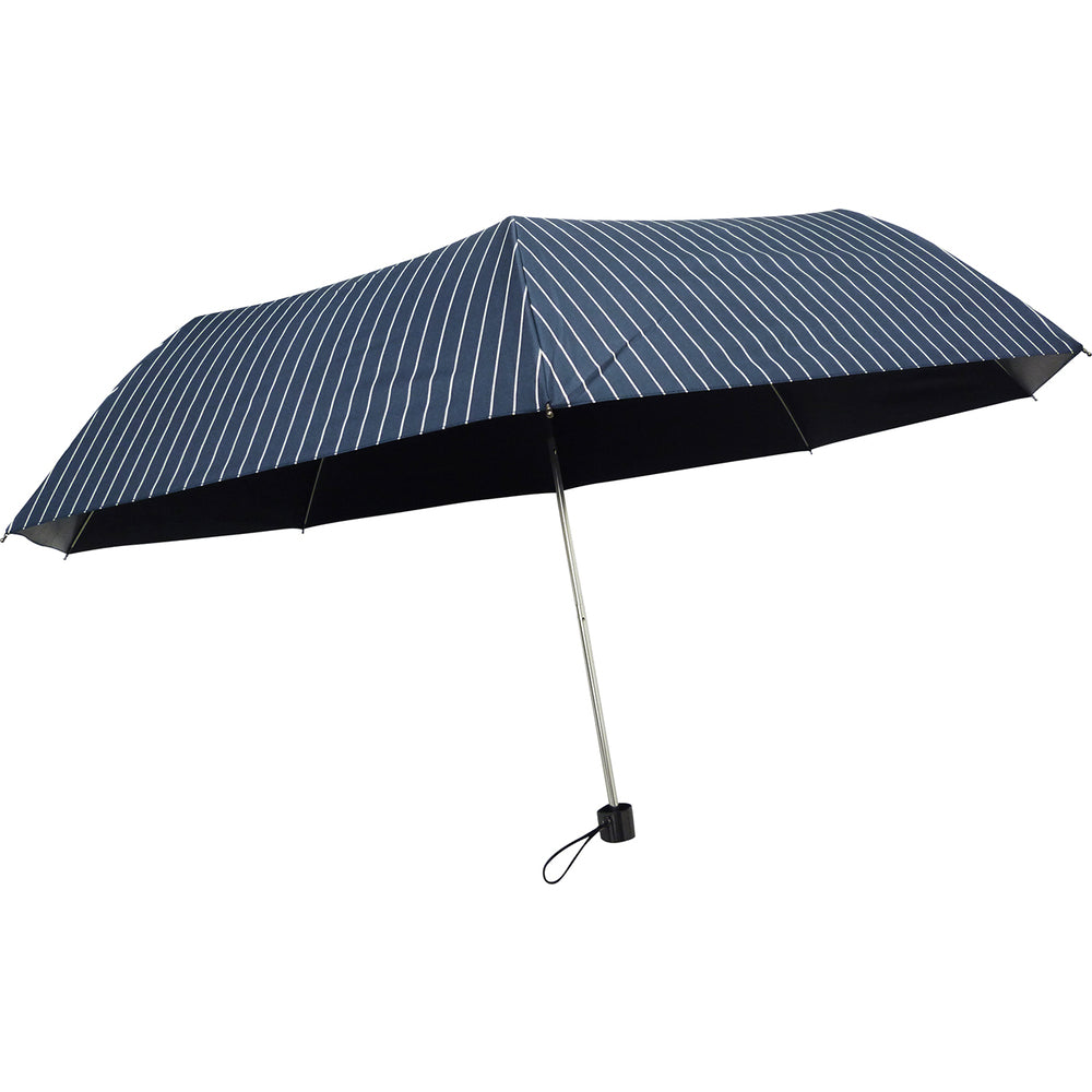 【ストライプネイビー・折りたたみ傘】 折りたたみ傘 メンズ 65cm 通販 折り畳み傘 大きい 晴雨兼用 折りたたみ シンプル 無地 uvカット グラスファイバー 丈夫 日傘 折傘 通勤 通学 紳士傘 レイングッズ 傘 かさ カサ