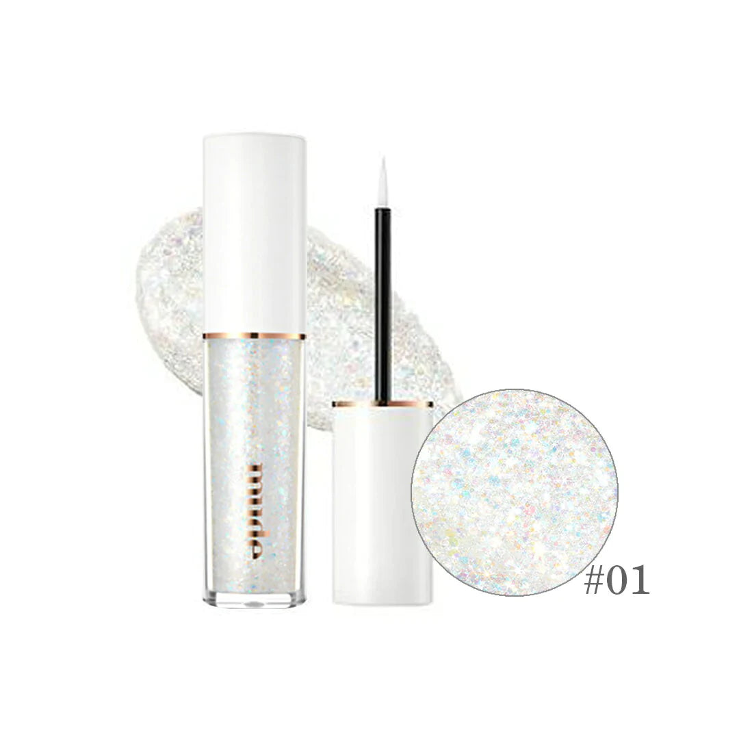 【mude】Dreamy Glitter ミュード ドリーミーグリッター #01 White Glory 4.5g