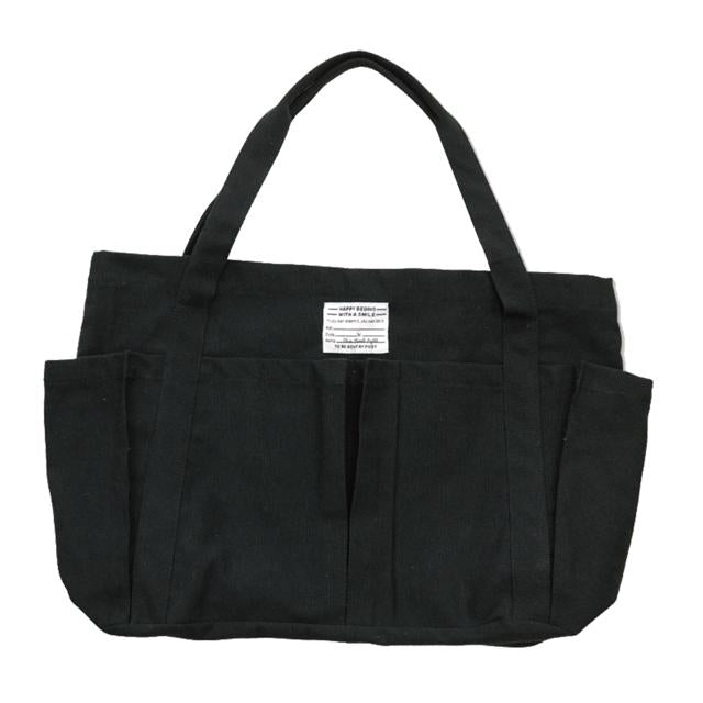 【ブラック】 トートバッグ レディース 大きめ 通販 トートバック zip ジップ マザーズバッグ ママバッグ エコバッグ ベジバッグ キャンバス 布 コットン エコバック ベジバック マザーズバック