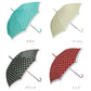 【グレー・23440.ベーシックボーダー】 傘 レディース 長傘 通販 58cm 長傘 可愛い amusant sous la pluie 軽量 シンプル おしゃれ 大人 かわいい 通勤 通学 軽い ジャンプ傘 グラスファイバー骨 丈夫 折れにくい 雨傘
