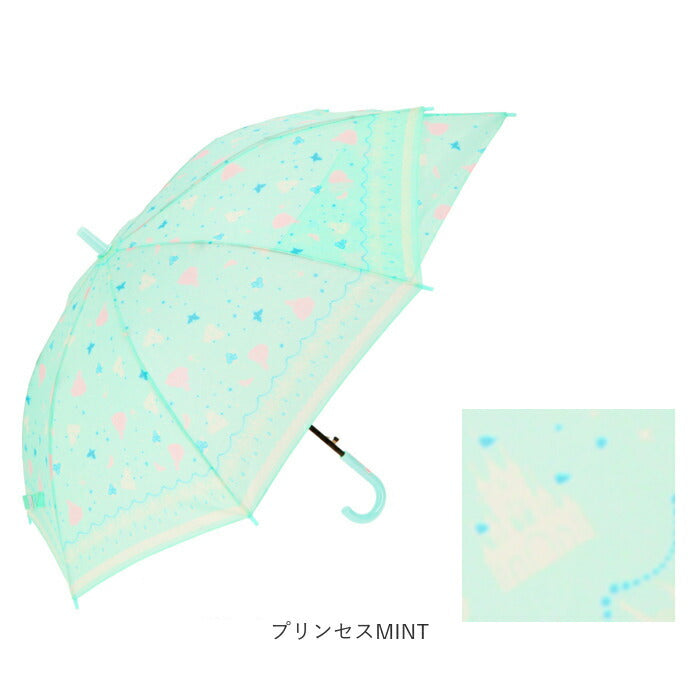 【キャンディユニコーンMINT・長傘】 キッズ 傘 男の子 通販 伸びる傘 55cm 雨傘 傘 シンプル 無地 雨具 レイングッズ 子供 子ども こども ボーイズ おしゃれ 通学 プレゼント 贈り物