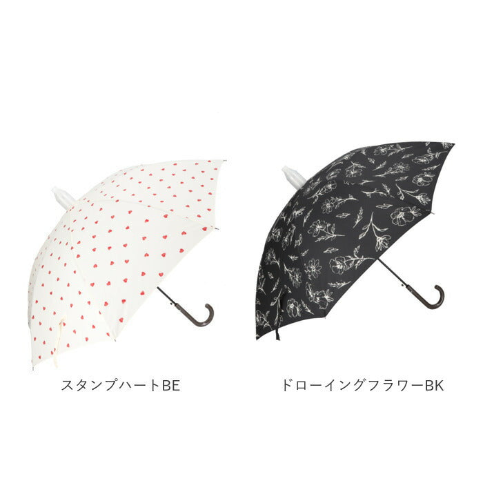 【歌舞伎切り継ぎWI・長傘】 傘 レディース 通販 長傘 グラスファイバー 60cm カバー付き スライド スライド傘 エチケット エチケット傘 ジャンプ傘 撥水カバー付き 撥水 雨具 雨傘 ビジネス 通勤 通学 プレゼント