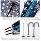【ブラック・17140.ナチュラルボーダー】 傘 レディース 耐風 通販 60cm 長傘 可愛い amusant sous la pluie 耐風傘 グラスファイバー骨 丈夫 壊れにくい おしゃれ 大人 かわいい 軽い 軽量 通勤 通学 シンプル スリム 雨傘