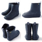 【NAVY・L約24cm】 レインブーツ レディース moz 通販 モズ レインシューズ MZ-8430 レインブーツ おしゃれ 通勤 通学 ショートブーツ 滑りにくい 歩きやすい シンプル 防水設計 蒸れにくい ショート ブーツ