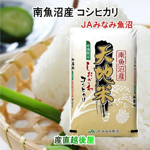 【送料込み】令和５年産 南魚沼産 コシヒカリ 10kg玄米 新潟県 南魚沼 JAみなみ魚沼農協特Ａ地区 天地米