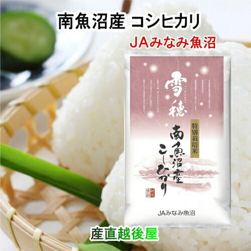 【送料込み】令和５年産 南魚沼産 コシヒカリ10kg 雪穂 新潟県 南魚沼 JAみなみ魚沼農協特Ａ地区 特別栽培米
