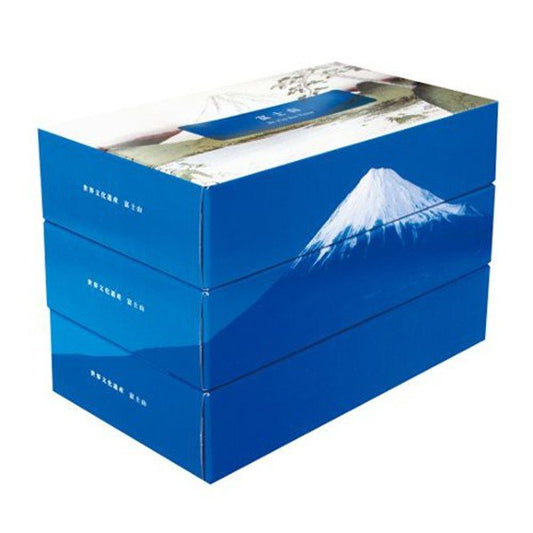 箱ティッシュ 世界文化遺産 富士山ティッシュ150W 3個パックＸ20個 HS0315