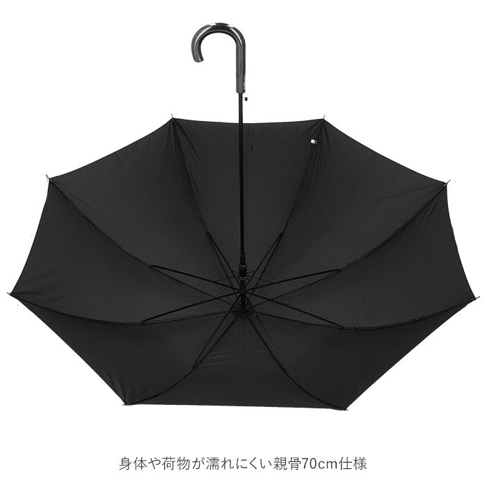 【GRAY・傘】 傘 ジャンプ メンズ 通販 レディース 長傘 70cm グラスファイバー 雨傘 雨具 丈夫 かさ カサ 紳士傘 婦人傘 グレー ネイビー カーキ ブラック 雨グッズ レイングッズ