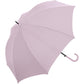 【PURPLE・傘】 雨傘 レディース 長傘 おしゃれ 通販 傘 かさ ジャンプ ワンタッチ ジャンプ傘 58cm グラスファイバー骨 Natural basic ナチュラルベーシック おしゃれ シンプル 無地 艶消し手元 MUJI