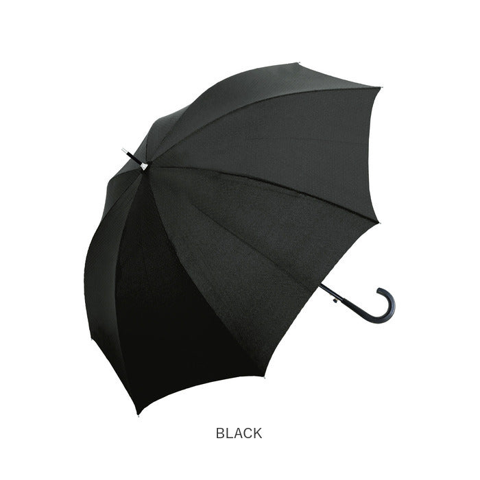 【NAVY】 雨傘 レディース 長傘 おしゃれ 通販 傘 かさ ジャンプ ワンタッチ ジャンプ傘 58cm グラスファイバー骨 Natural basic ナチュラルベーシック おしゃれ シンプル 無地 艶消し手元 MUJI