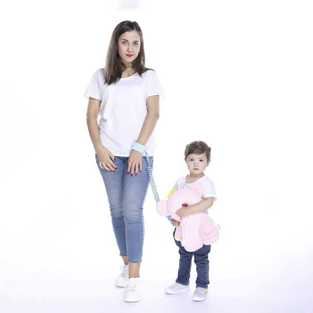 ベビー 用品 迷子 紐 防止 リストバンド ブルー  セーフティー リード キッズ 迷子 子供 伸縮 ひも 紐 防犯 対策 迷子紐 手首 迷子ひも 散歩 公園 軽量 子供用 幼児 飛び出し 安全 ベルト カップル プレゼント ギフト 贈り物