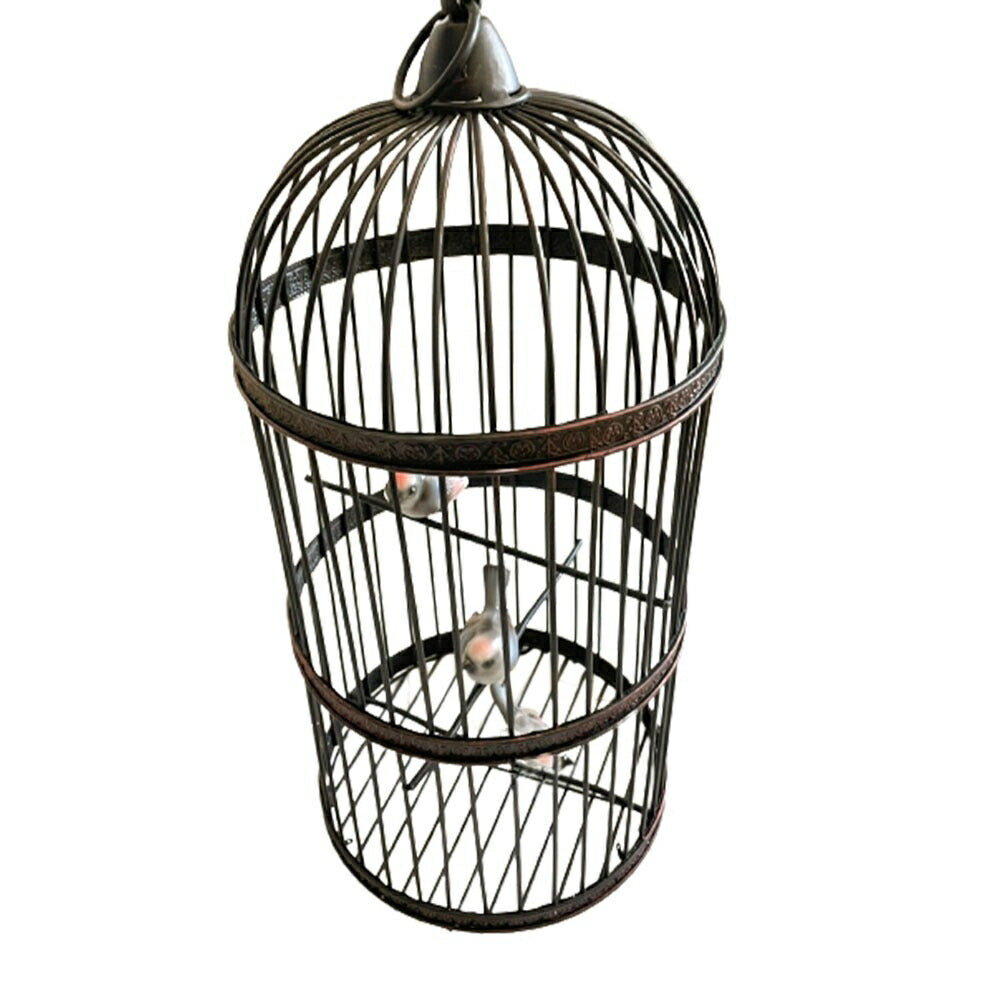 【人気商品】ペット用品 鳥籠 アイアン バード ケージ 53cm リング取っ手付き 鳥かご 篭 ブラック ディスプレイ 開閉 鉄 ヴィンテージ風 インテリア バードゲージ 結婚式 ウェディング ブライダル ガーデン ウェルカムスペース メジロ