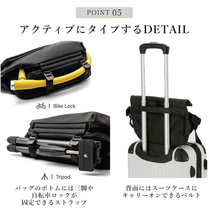 【インディゴ・ボディバッグ】 ボディバッグ メンズ ブランド 通販 NIID ニード X URBANATURE R1 横型 カジュアル かっこいい ショルダーバッグ スリングバッグ 斜めがけ 大容量 多機能 収納力 撥水 はっ水