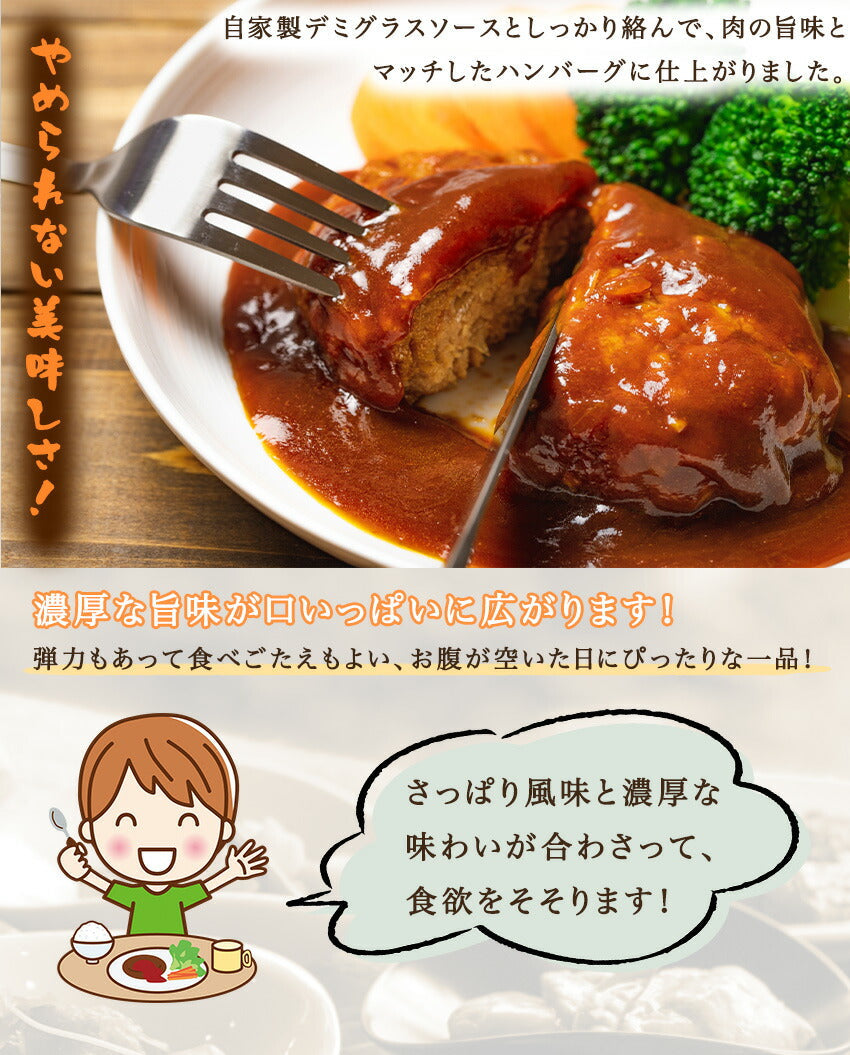柔らかジューシーハンバーグ(10パック)