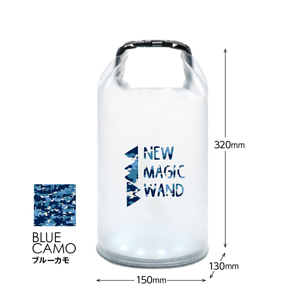 NEW MAGIC WAND シャイニングウォーターバッグ NMW-SWB001 TS/BC ブルーカモ