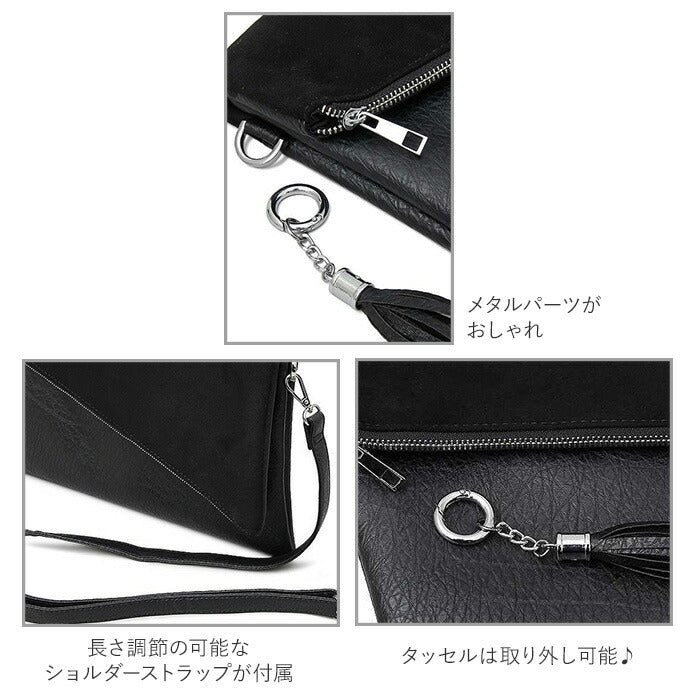 【GRAY・クラッチバッグ】 クラッチバッグ メンズ 通販 クラッチバック レディース 2way メンズバッグ セカンドバッグ ショルダーバッグ ストラップ付き ハンドバッグ 通学 カジュアル 合皮 レザー調