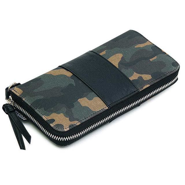 【CAMO・長財布】 財布 メンズ 長財布 ラウンドファスナー regista 通販 小銭入れ付き 中学生 男子 高校生 男の子 プレゼント ボーイズ ジュニア 卒業祝い 入学祝い 大容量 大きめ ジュニア 迷彩 カモフラ