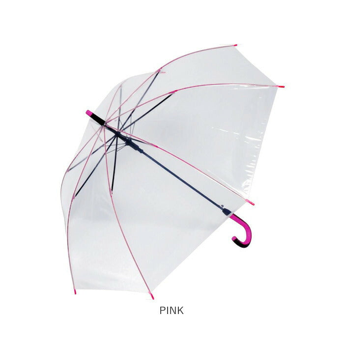 【PURPLE】 ビニール傘 オシャレ 通販 大きい サイズ 60cm カラー 丈夫 グラスファイバー骨 ジャンプ式 かわいい 長傘 傘 レディース メンズ 通勤 通学 婦人傘 紳士傘 耐風 おしゃれ