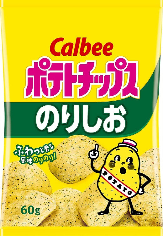 【送料無料】カルビー ポテトチップス のりしお 60g×36袋