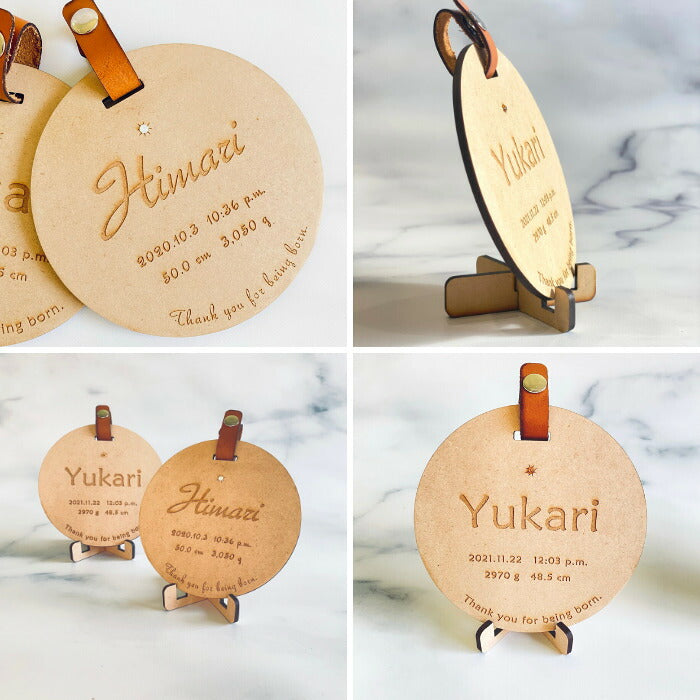 Wood name plate 名入れ 盾 命名 フレーム 命名書 木製  月齢カード レターバナー  ベビー マタニティ ニューボーン 寝相アート バナー  赤ちゃん メモリアル グッズ インスタ 映え 撮影 小物  誕生日 飾り付け  出産祝い 出産内祝い