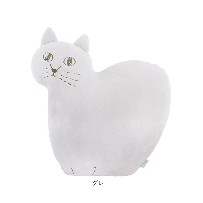 【ブラウン・クッション】 ぬいぐるみ クッション 通販 姿勢 サポート 猫 子供 いす デスクワーク ねこ おしゃれ かわいい ネコ 雑貨 もちもちクッション ふわふわ 母の日 誕生日 プレゼントギフト インテリア